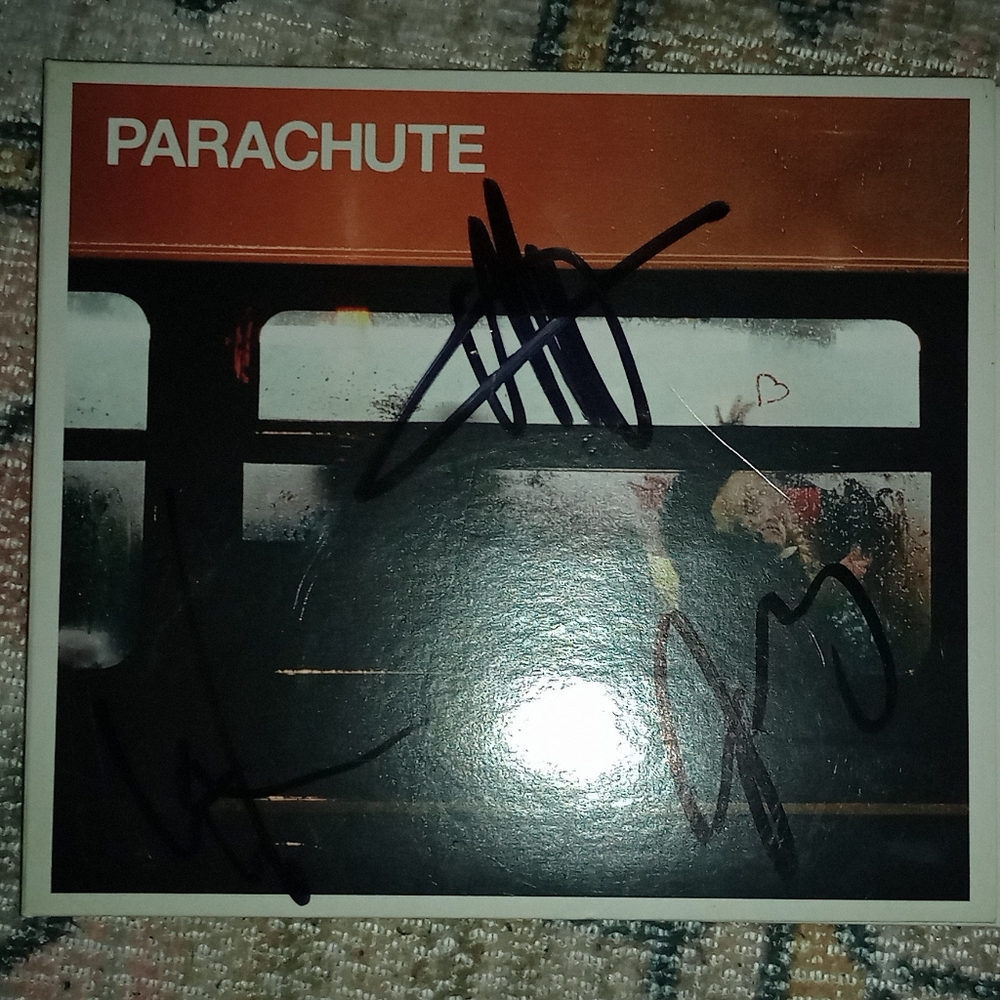 Parachute Signed CD Cover And CD